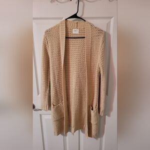 Waffle cardigan